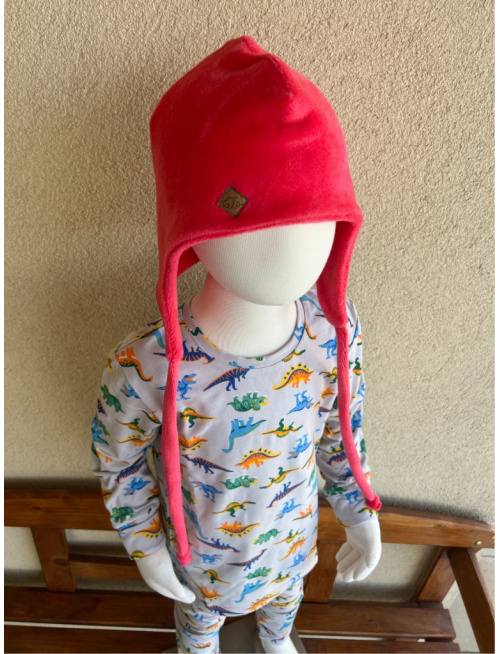 Warmkeeper ušiačka - POLAR - dvojvrstvová - jahodová - LEN DO VYPREDANIA ZÁSOB