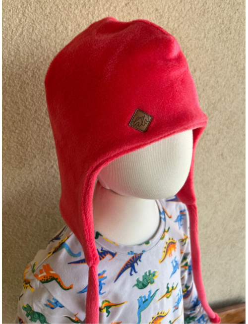 Warmkeeper ušiačka - POLAR - dvojvrstvová - jahodová - LEN DO VYPREDANIA ZÁSOB