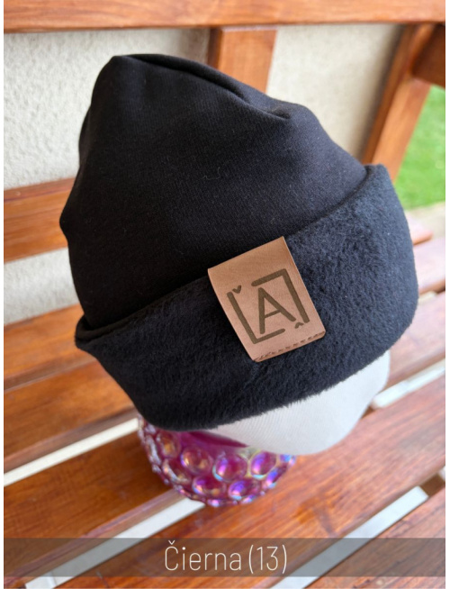 Warmkeeper čiapka s vyhnutým lemom - čierna