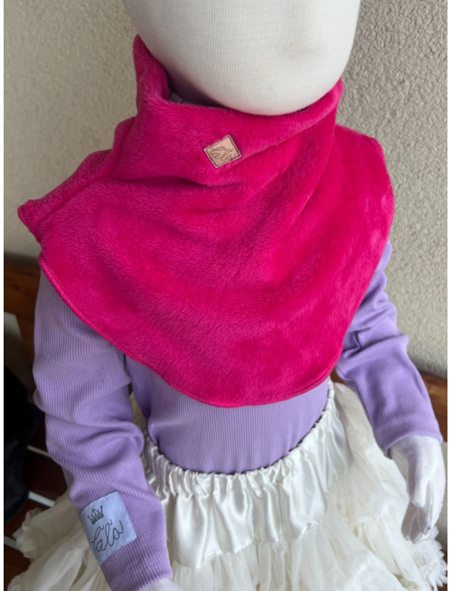 SET - Warmkeeper ušiačka POLAR dvojvrstvová + tvarovaný POLAR nákrčník - Fuchsia - LEN DO VYPREDANIA