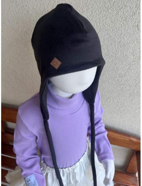 SET - Warmkeeper ušiačka POLAR dvojvrstvová + tvarovaný POLAR nákrčník - Čierna - LEN DO VYPREDANIA