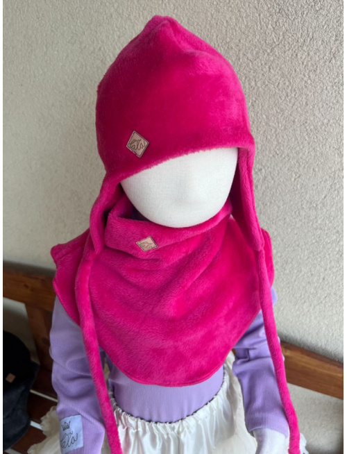 Warmkeeper ušiačka - POLAR - dvojvrstvová - fuchsia