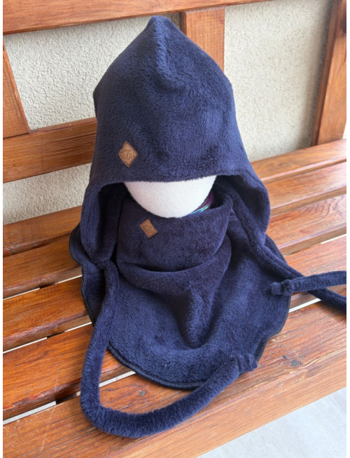 Warmkeeper ušiačka - POLAR - dvojvrstvová - temná modrá