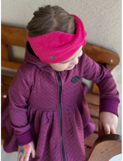 Preklopená warmkeeper POLAR čelenka - fuchsia