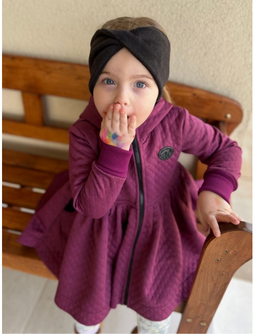 Preklopená warmkeeper POLAR čelenka - čierna