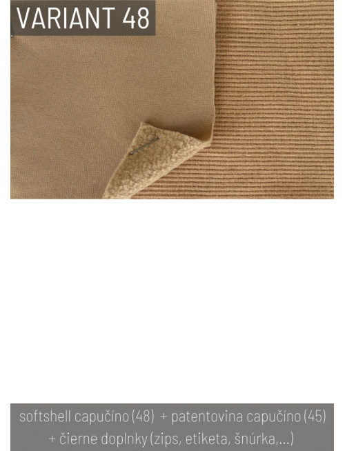 Vzorkovník - Zimný softshell - ĽAĽA varianty