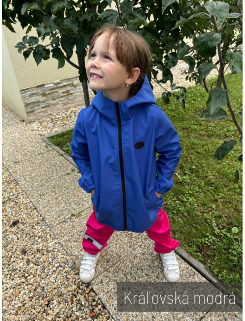 Softshell bunda/parka - jar/JESEŇ - kráľovská modrá