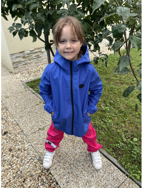 Softshell bunda/parka - jar/JESEŇ - kráľovská modrá