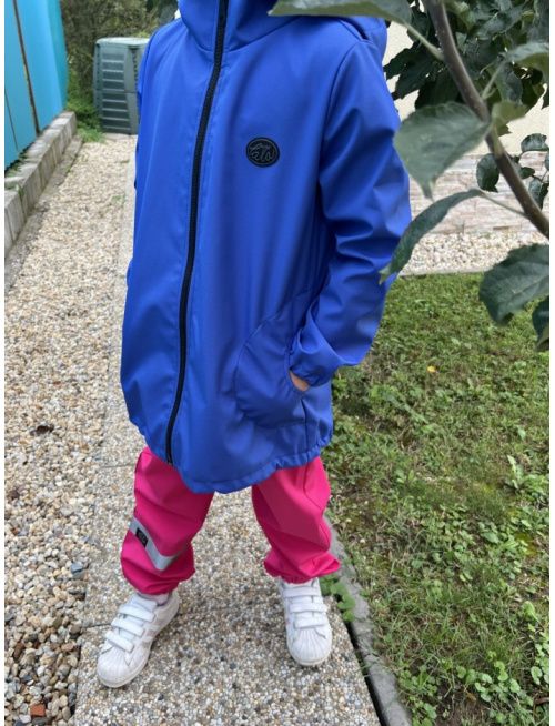 Softshell bunda/parka - jar/JESEŇ - kráľovská modrá