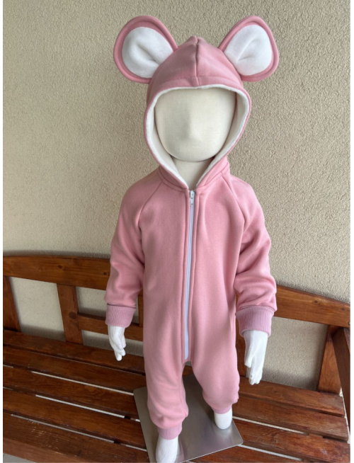 Overal - warmkeeper - MACKO - svetlá staroružová