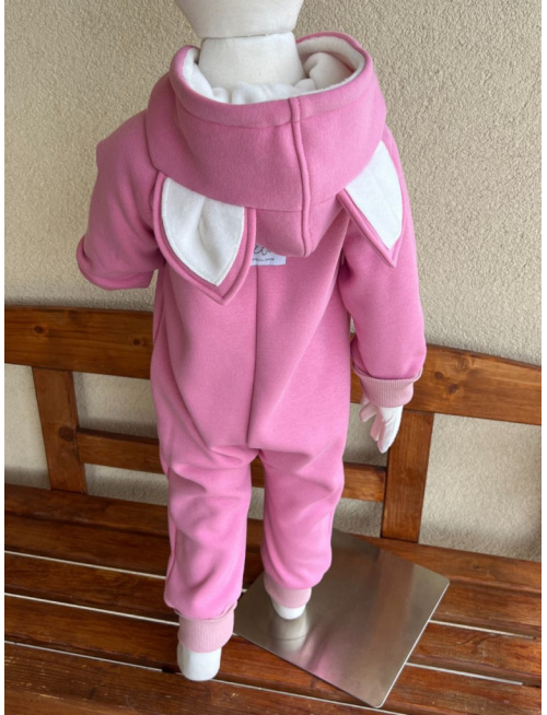 Overal - warmkeeper - MAČKA/LÍŠKA/VLK - jasná staroružová