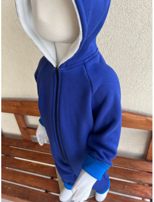 Overal - warmkeeper - ZAJAČIK - kráľovská modrá