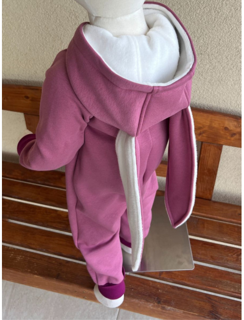 Overal - warmkeeper - ZAJAČIK - tmavá staroružová