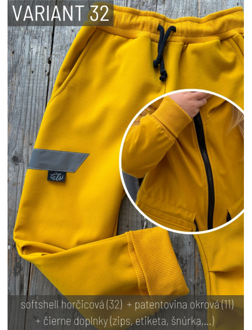 Vzorkovník - Zimný softshell - ĽAĽA varianty
