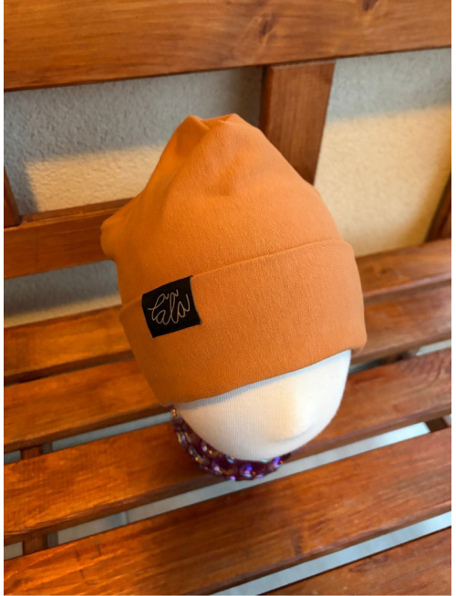 Parma čiapka s vyhnutým lemom - dvojvrstvová