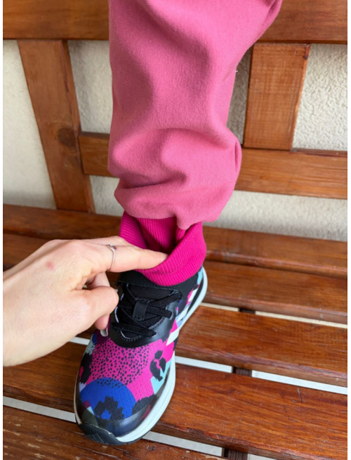 PARMA KAPSOVÉ gate ELIT s vreckami a rastúcou manžetou - jahodová