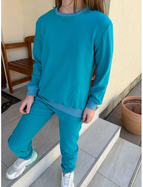 Parma PREDĹŽENÁ BASIC mikina - mineral