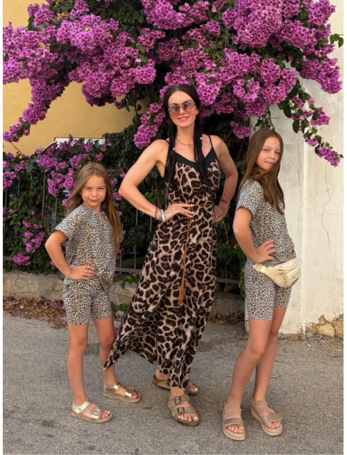 Súprava MEXICO - girl - LEOPARD - úplet