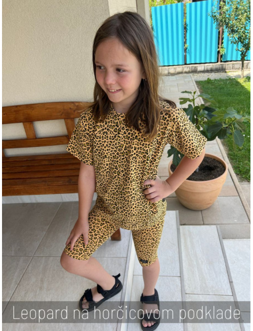 Súprava MEXICO - girl - LEOPARD - úplet