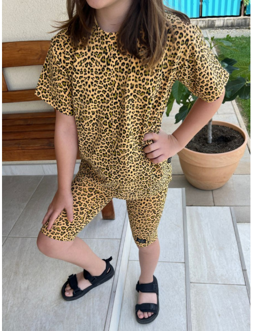 Súprava MEXICO - girl - LEOPARD - úplet