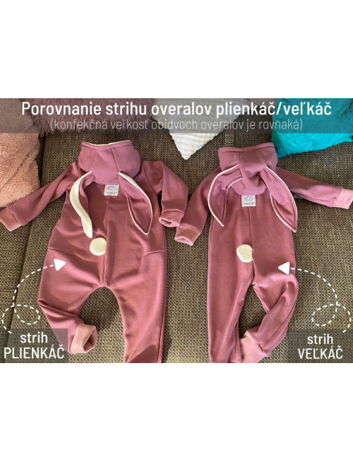 Overal - warmkeeper - MACKO - svetlá staroružová