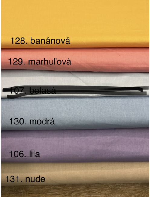 Vzorkovník - 100% pevná bavlna - jednofarebná