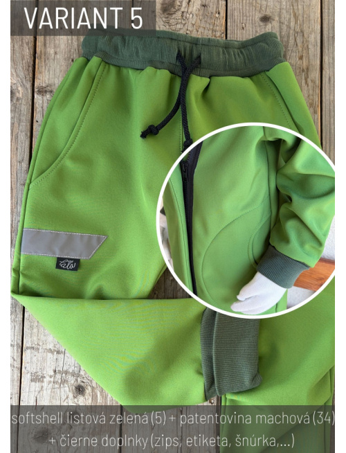 Vzorkovník - Zimný softshell - ĽAĽA varianty