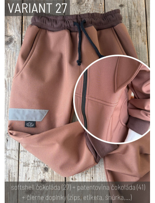 Vzorkovník - Zimný softshell - ĽAĽA varianty