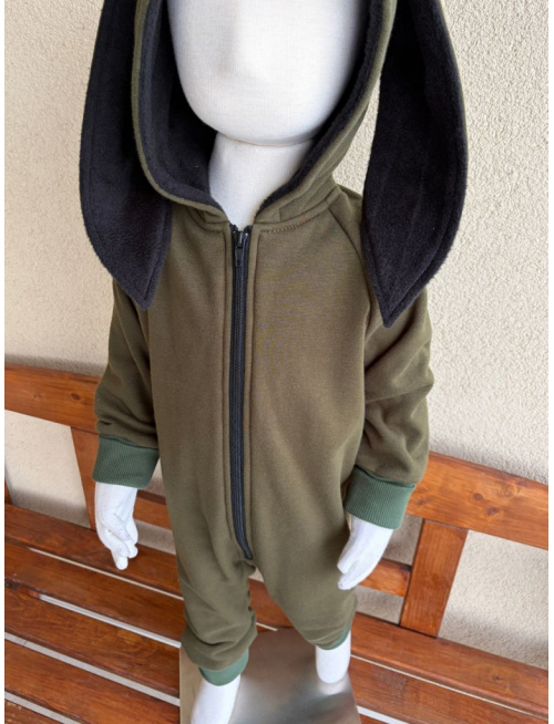 Overal - warmkeeper - ZAJAČIK - vojenská zelená