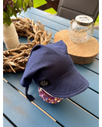 Šatky na hlavu z dierkového úpletu