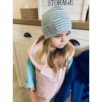 ► Žíhané rebro čiapky a doplnky na krk